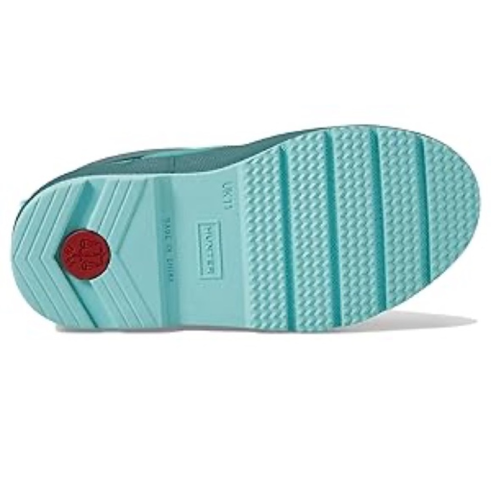 Hunter Kids Teal Waterproof Boots 10 Toddler - Picture 3 of 5